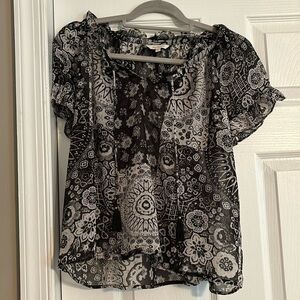Beltaine flowy top